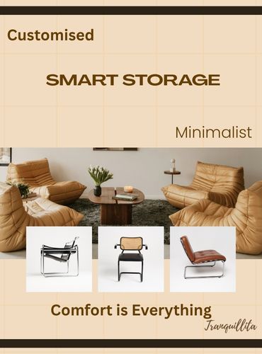 Tranqillita's Customised minimalist furniture for clutter free smart storage